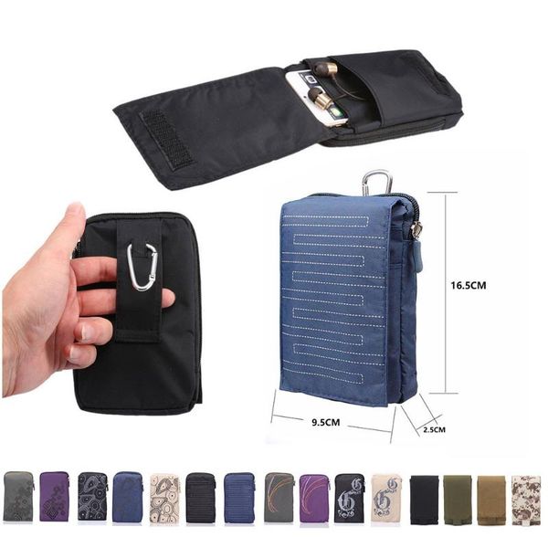 

sports wallet mobile phone bag for multi model hook loop belt pouch holster pocket outdoor army cover case cell cases