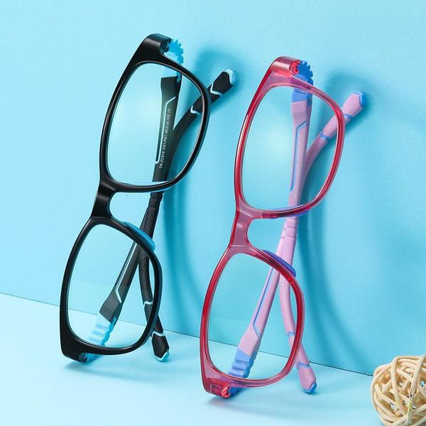 

sunglasses arrival kids anti-blue light glasses 4-12 years boys girls separable silicone tr90 flexible optic frame uv400, White;black