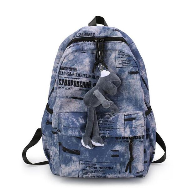 

retro design youth backpack 2021 fashion trend lapcampus school bag large capacity soft zipper travel sac a dos