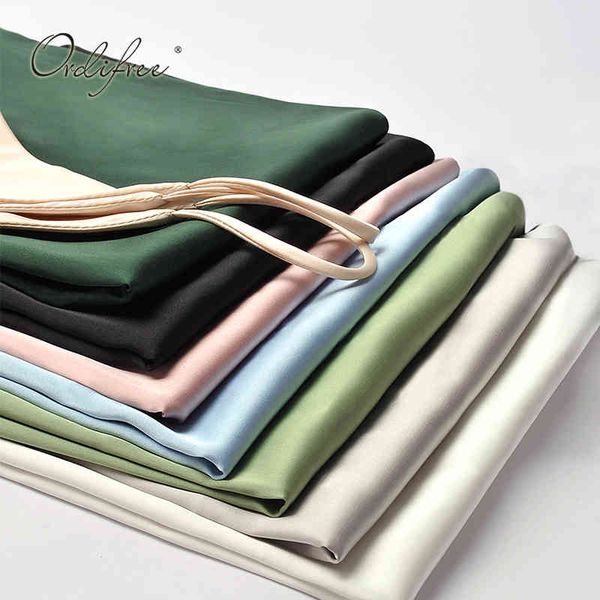 

summer women satin tank silk camis camisole tees plus size s-3xl 210415, White