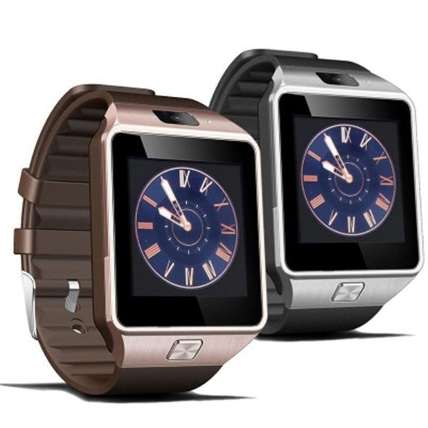 Smart Watchs DZ09 Smart Bractelet Sim Интеллектуальные спортивные часы Android для Android Cellphones Relógio Inteligente с высококачественными батареями