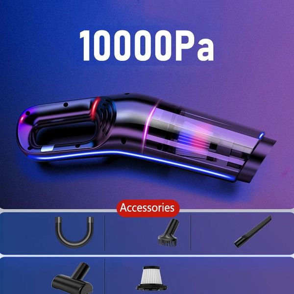 

vacuum cleaner 10000pa auto 120w car abs wireless cleaning tools