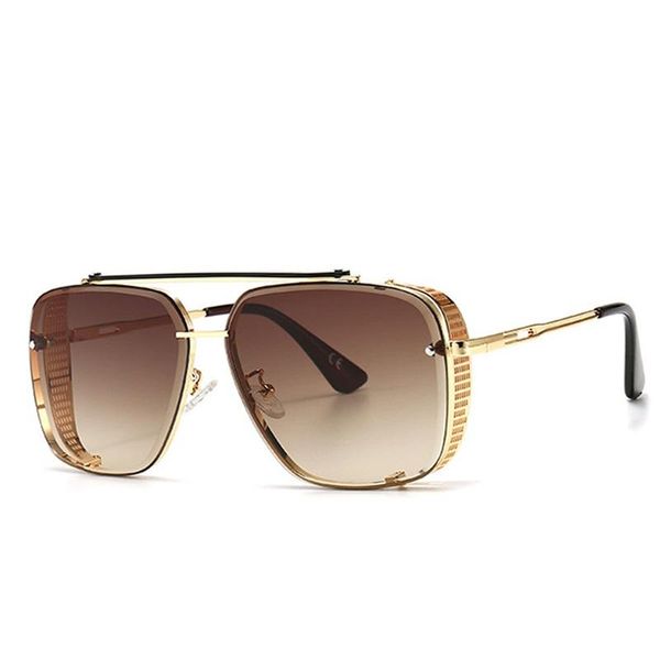 

sunglasses 2021 fashion classic punk mach six style gradient cool men vintage brand design sun glasses uv400, White;black