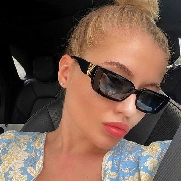 

sunglasses 2021 vintage small cat eye for women's men's retro brand designer women sun glasses square eyewear, White;black