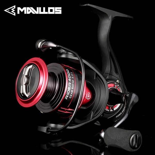 

baitcasting reels mavllos 2021 power handle saltwater spinning reel 1000 6000 8+1bb 5.2:1 10kg max drag metal spool carp fishing
