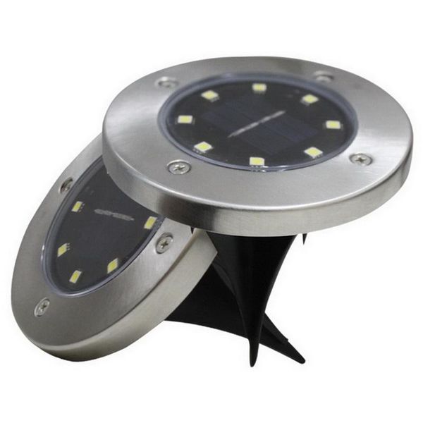 

lawn lamps luyshion warm white 8led solar lamp buried waterproof outdoor ground garden decoration pathway