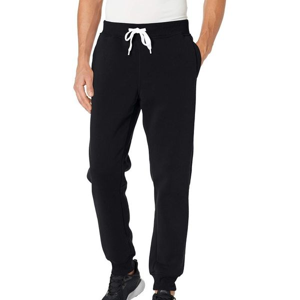 

men's pants men trousers plush and thick casual sweatpants jogger more color fitness workout running sporting clothing, Black