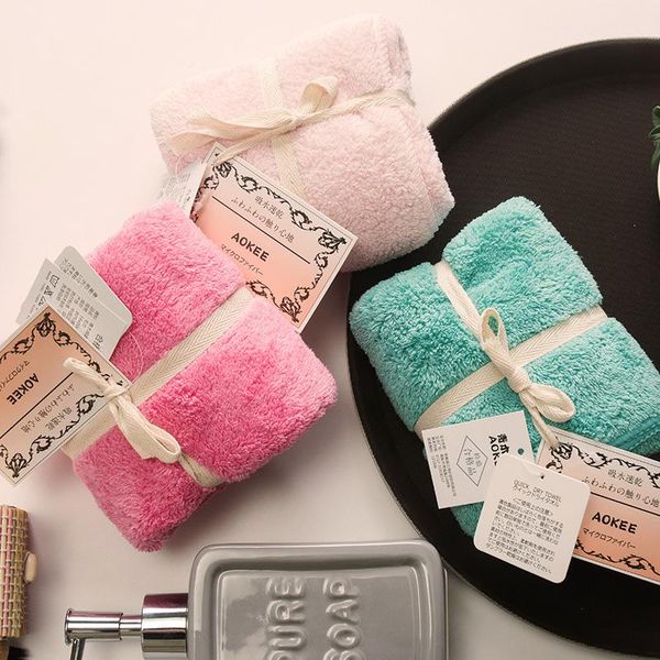 

towel coral fleece wholesale beauty salon facial cleanser quick-drying absorbent