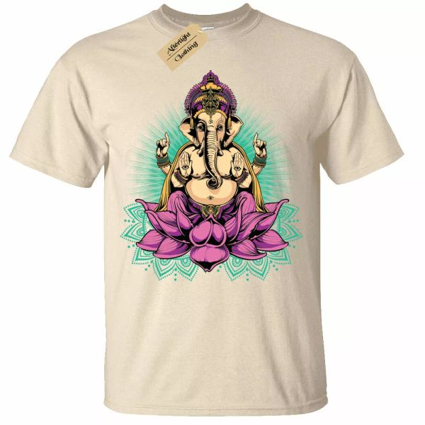 

Indian hindu goddess t shirt man, White;black