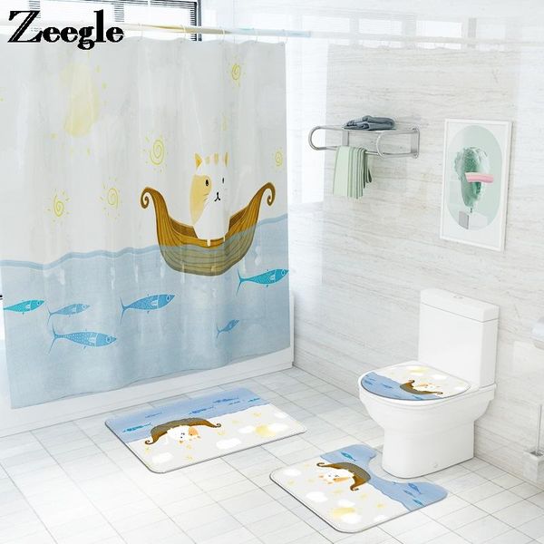 

non-slip foot mats for bathroom carpet rug shower curtain and bath mat set absorbent toilet flannel u-shaped