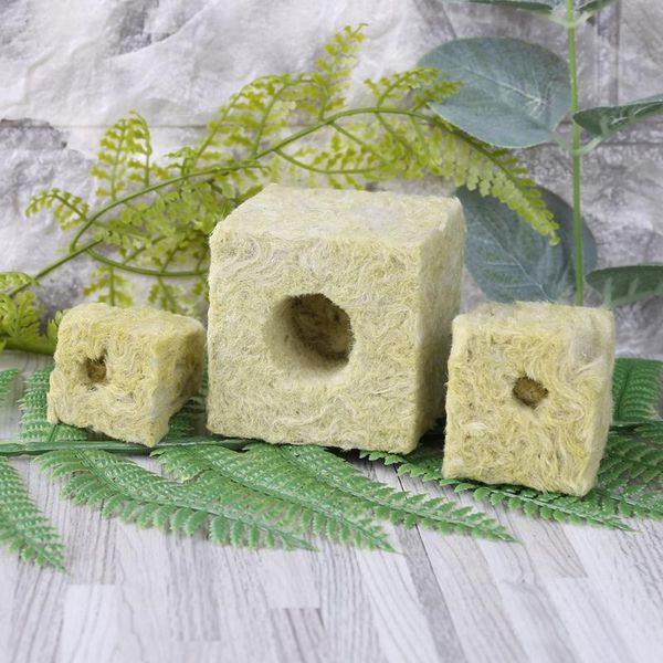 

planters & pots rockwool cube hydroponic grow media soilless cultivation planting compress base