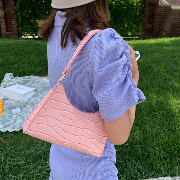 

french casual vintage ins large capacity chic female fashion pu ulzzang sweet shoulder bags cross body