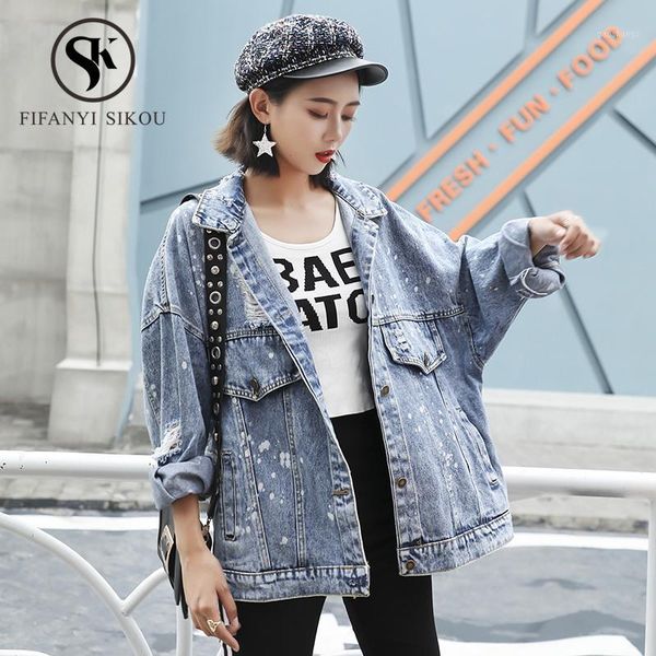 

women's jackets detachable hooded denim jacket womens 2021 spring fashion applique long sleeve jeans women basic coats vintage1, Black;brown