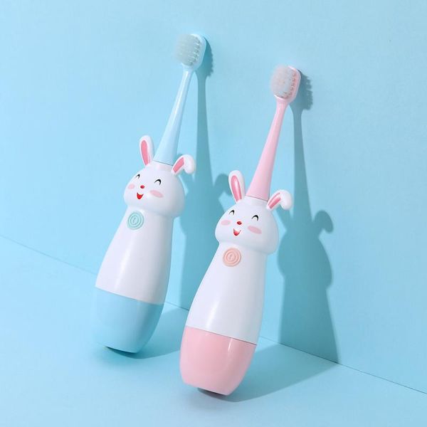 

smart electric toothbrush children cartoon pattern kids with soft replacement head