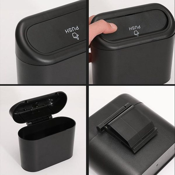 

other interior accessories car trash door hanging storage bin black 16 * 14.3 8.5cm abs products push can