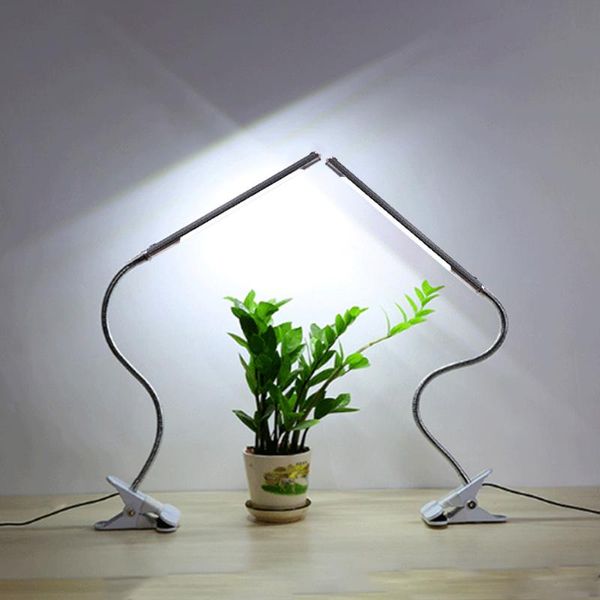 

aluminum alloy foldable led reading table night light bedroom office clip on study lamp work desk lamps