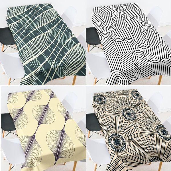 

table cloth geometric stripes dinning decoration wedding coffee for living room lace tablecloth plaid coat