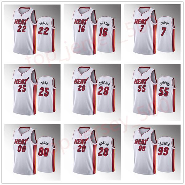 

basketball jerseys dress dwyane wade jimmy butler for sale andre iguodala tyler herro association white custom jersey, Black;red