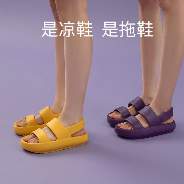 

luxury slippers fashionable sandals for women to wear in summer, Black