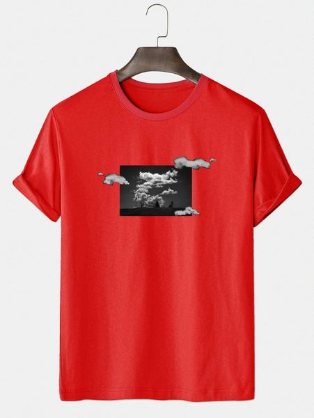 

men graphic print tee k8bv#, White;black