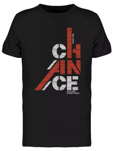 

chance tee men's -image by shutterstock, White;black
