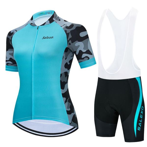 

women summer cycling clothing pro team short sleeve jersey set road bike clothes bicycle shirt racing sets, Black;blue