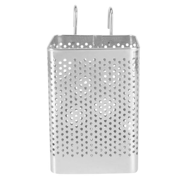 

chopsticks kitchen utensil perforated holder box with hooks drying rack basket