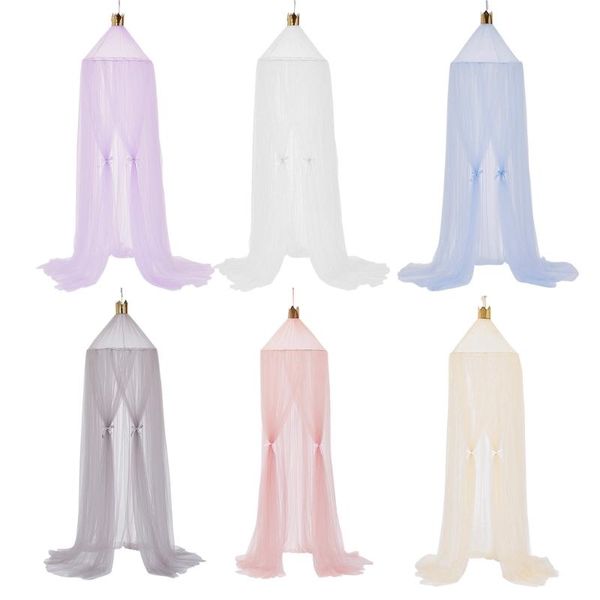 

hanging kids baby bedding dome bed canopy cotton mosquito net bedcover curtain for reading playing home decor crib netting