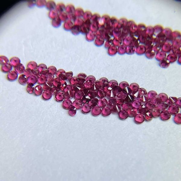 Meisidian AA 2mm semi-preciosas pedras naturais Origem natural África Ruby Ruby Gemstone Price H1015