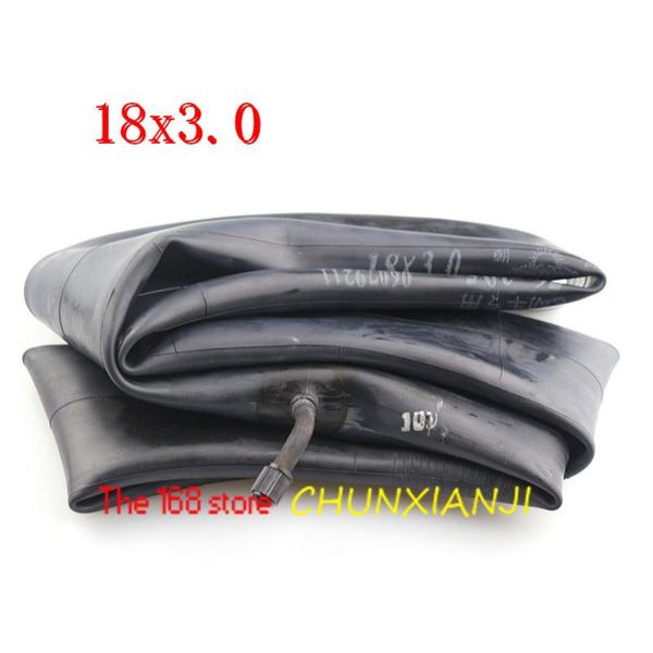 

motorcycle wheels & tires 2pcs inner tube 18 x 3.0 with a bent valve fits many gas electric scooters and e-bike 18*3.0
