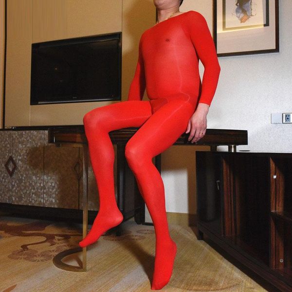 

men's g-strings 120d nylons bodystocking erotic lingerie tights bodycon stocking jumpsuit overalls combinasion babydoll clubwear, Black;brown