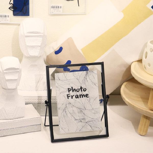 

frames black stand po frame clip desk decor acrylic gold picture bed painting cadre mural bw50xk