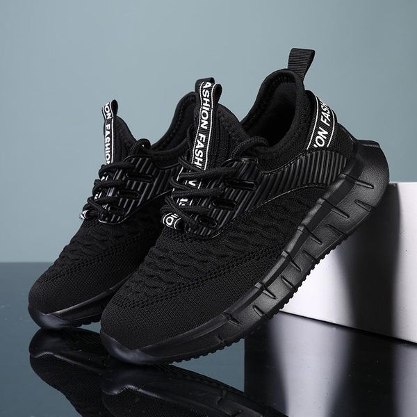 

girls shoes summer black white teenager sneakers for boys soft bottom school designer children running shoe athletic & outdoor