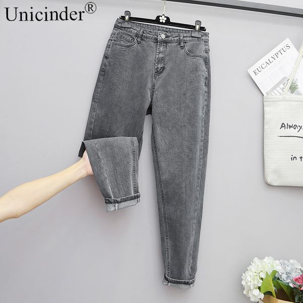 

unicinder 2021 plus sizexl-5xl elastic full length light button fly skinny for women womens distressed jeans, Blue