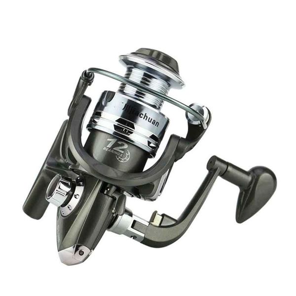 

cl1000-7000 fishing reel spinning reels with gray body aluminum spool comfortable handle sea baitcasting