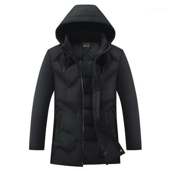 

winter men's large cotton clothing down & parkas, Black