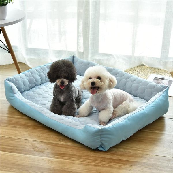 

kennels & pens summer dog cat bed pet sleeping cushion for cooler mattress cool mat house