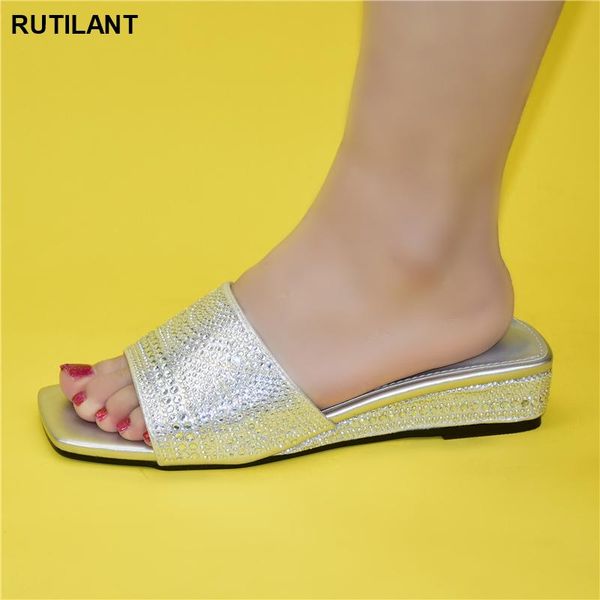 

arrivals for the party italian women's shoes african ladies single decorated with rhinestones nigerian pumps dress, Black