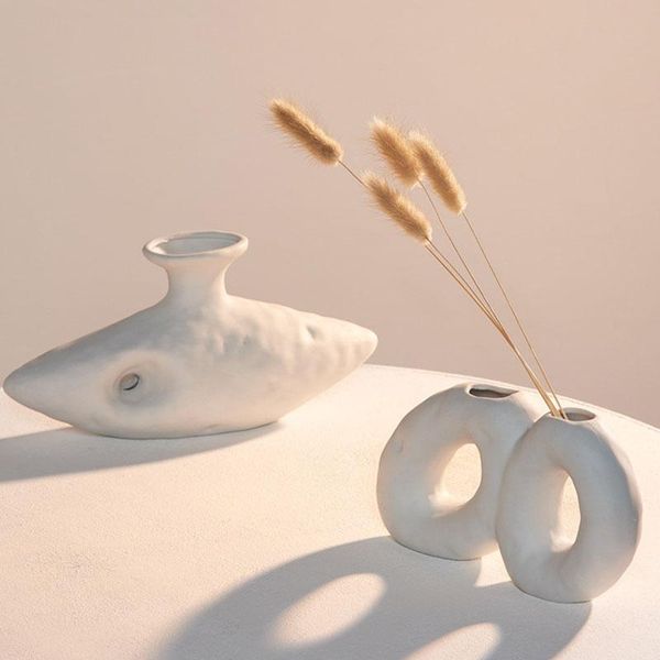 

abstract irregular decoration ornament dry flower vase living room entrance bookcase display art furnishings housewarming gifts vases