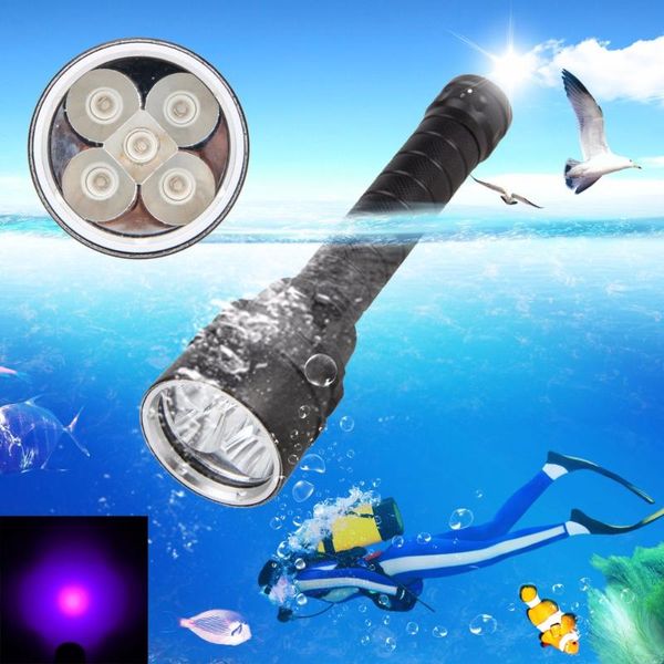 

other led lighting super brightness portable waterproof diver scuba diving 100m underwater 2000lm uv torch