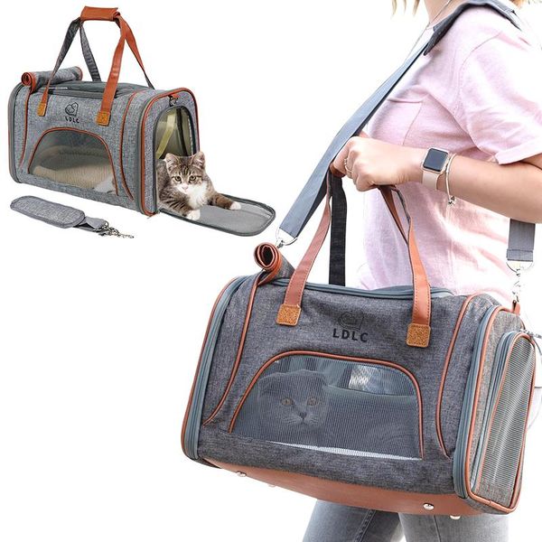 

cat carriers bag backpack for dog shoulder pets portable breathable foldable single-shoulder pet out carrying bags car seat covers