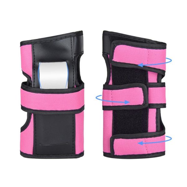

kids protective gear set sports knee pads elbow hand protectors for skateboarding cycling (- size) &, Black;gray
