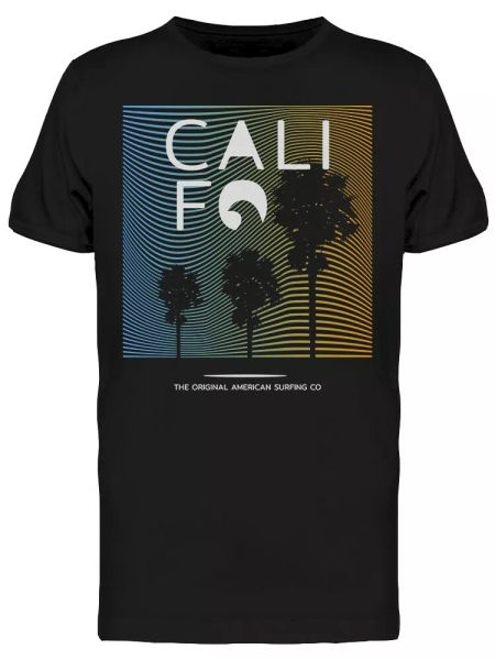 

American Surfing Co Tee Men's -Image by Shutterstock, White;black