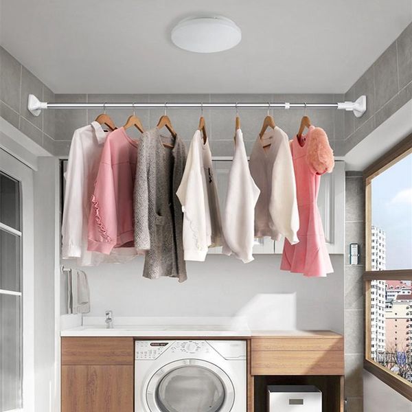 

shower curtains 2 pack adjustable clothes dryer stainless steel tension rod bathroom rail can be used for 19.69-27.56inch