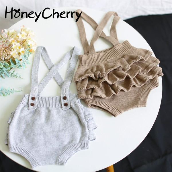 

in autumn and winter baby girl overall onesie one-piece suit pants born boy clothes shorts, Black