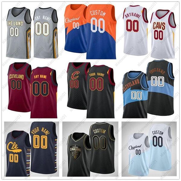 

customize city kevin 0 love evan 4 mobley basketball jerseys lauri 24 markkanen collin 2 sexton jarrett allen darius garland cedi osman jers, Black;red