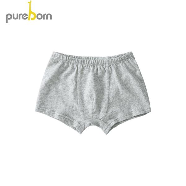 

shorts pureborn toddler baby boy underwear cotton boys boxer elastic waistline breifs panties cartoon underpants, Black