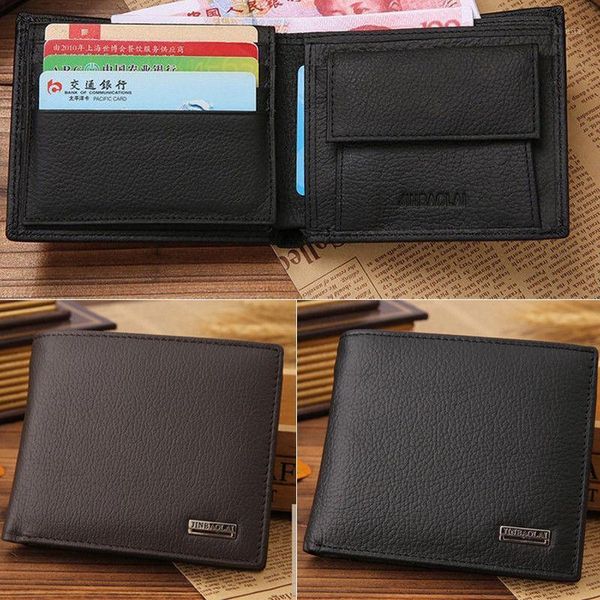 

wallets men womens pu leather bifold wallet credit/id card holder slim coin purse1, Red;black