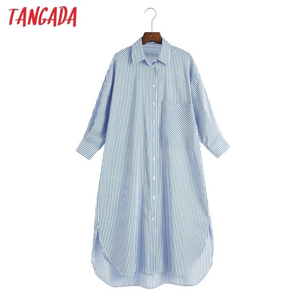 

women blue striped shirts long sleeve turn down collar elegant female casual wear blouses 6z71 210416, Black;gray