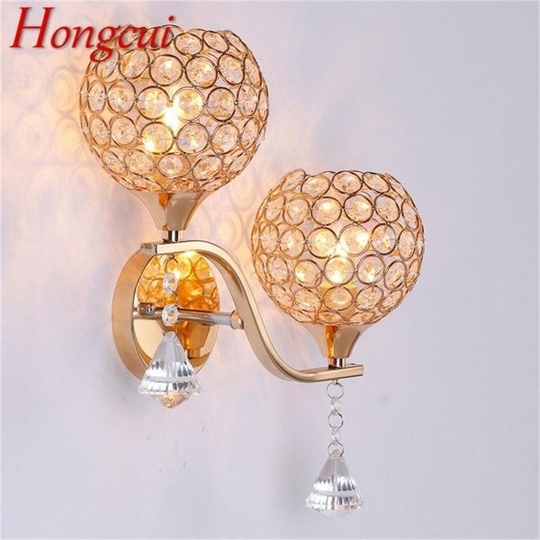 

hongcui wall lights modern led two lamps creative indoor luxury decorative for home aisle lamp